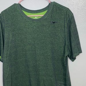 Mens Green Nike shirt